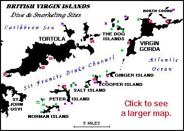 Dive Site & Snorkeling Mini-Map link to large one.