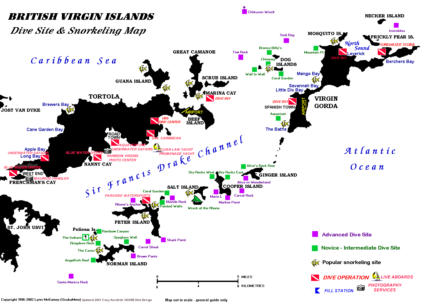 virgin list British islands