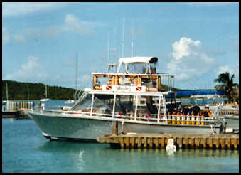 Kilbride's Dive Boat at the Bitter End