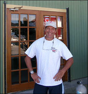 Dive Shop manager and instructor Randy Keil