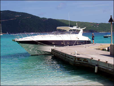 Guana Island dock