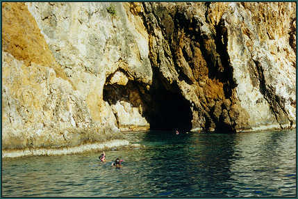 The Caves at Norman Island