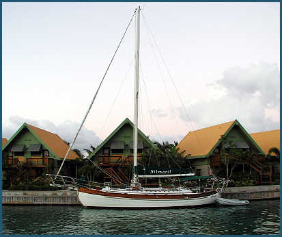 Silmaril at Peter Island dock