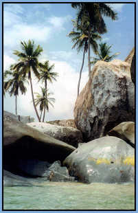 boulders at the Baths on Virgin Gorda