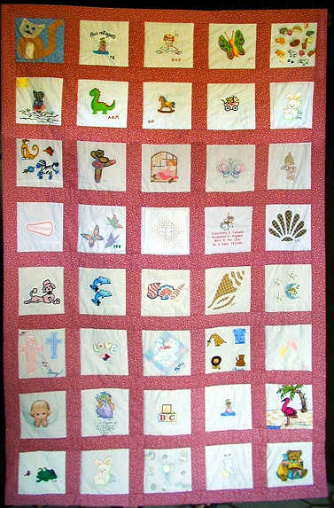 Pink quilt for Caitlin