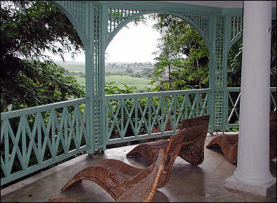 Country side view from the Gazebo