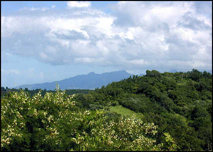 View from Bequia toward St. Vincent