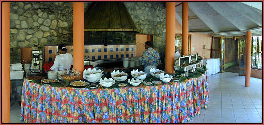 Grand Buffet at Young Island