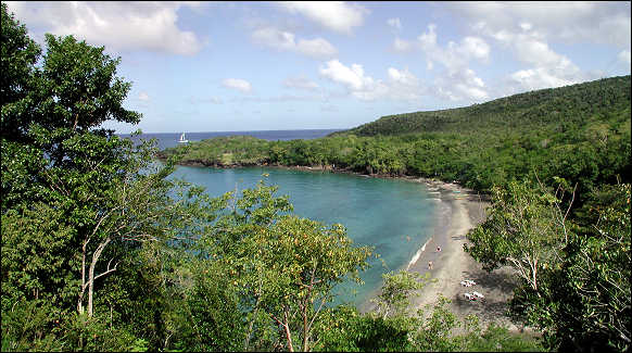 Silvery beach at Ti Kaye Village