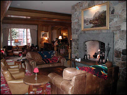 one of the St. Regis lobby areas.