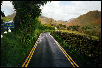 country road in North England