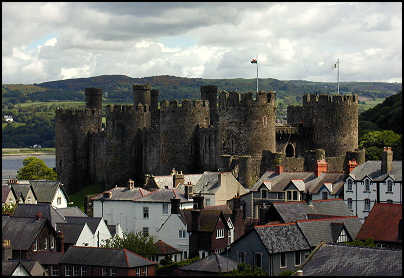 Conwy Castle and town