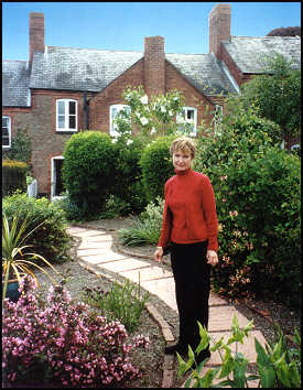 Chris Ann in Number Twenty Eight garden