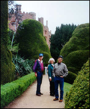 Powis Castle gardens near Welshpool