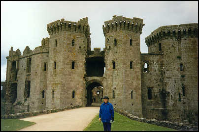 Ragland Castle in South Wales