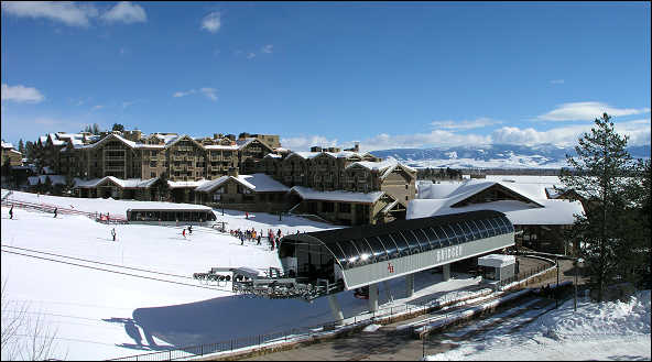 Jackson Mountain village at base of Gondola -  Four Seasons Resort