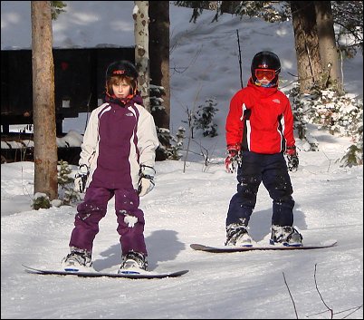 snowboarding