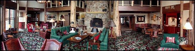 Teton Club lobby and lounge