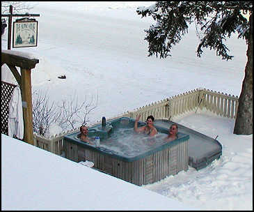 Alpine House hot tub
