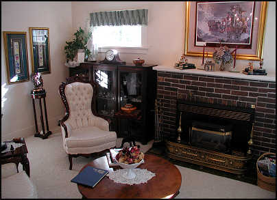 Part of the Huff House large living area