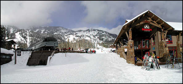 Base of the Mountain near the Gondola and lifts