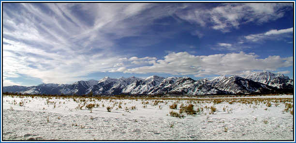 Jackson Hole valley with Teton Mountain in the distance
