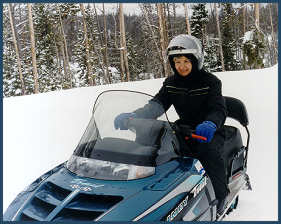 Patty Nuss on the Yellowstone trip