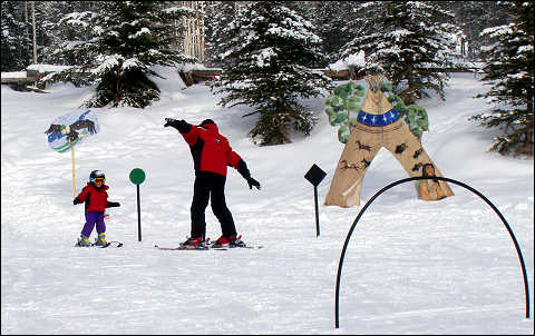 learning to ski