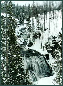 On the trail to Yellowstone National Park