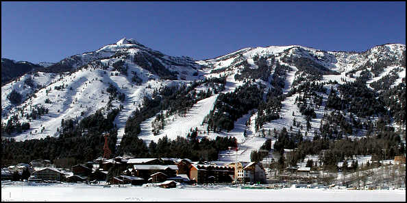 Teton Village at base of Rendezvous Mountain