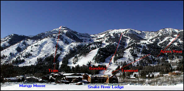 Lower part of Jackson Mountain, this angle does not show the upper areas