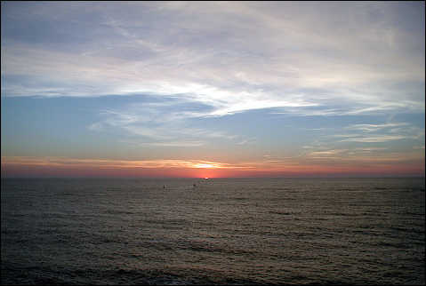 Sunset over Depoe Bay