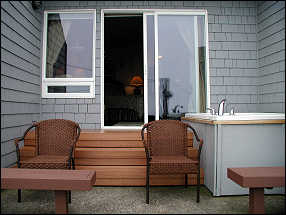 Patio outside ground floor room