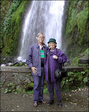 Kenneth and Lynn at one of the waterfalls