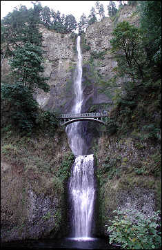 Multnomah Falls on the Historic Columbia River Highway.