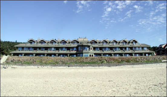 Stephanie Inn as viewed from the beach