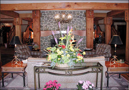 Entry and main lobby of the inn