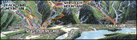 area map of Whistler