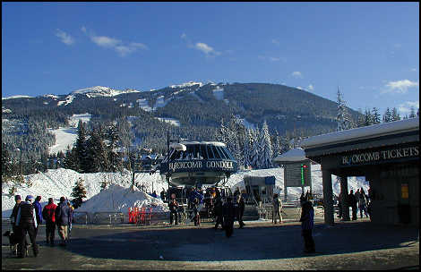 Blackcomb Gondola and ticket booth