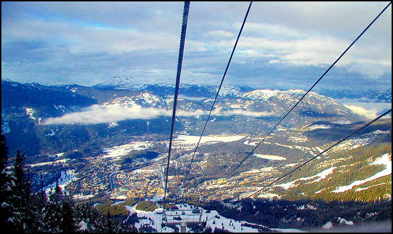 Picture taken from the Whistler Gondola as it started decending from mid station.