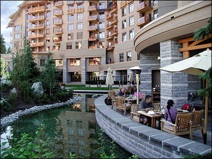 Outdoor dining area