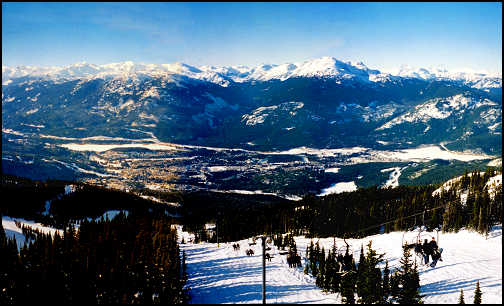 Picture taken from Crystal Hut on Blackcomb Mountain