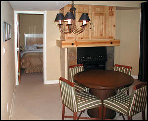 One Bedroom Suite looking toward bedroom