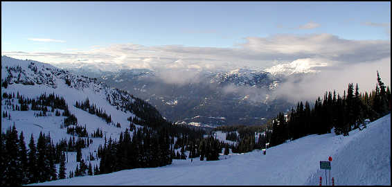 View from top of Whistler Gondola