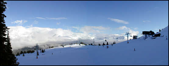 Lift at top of Whistler Mountain