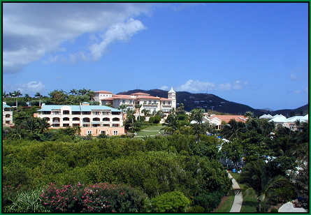 View of the Palazzo across the gardens